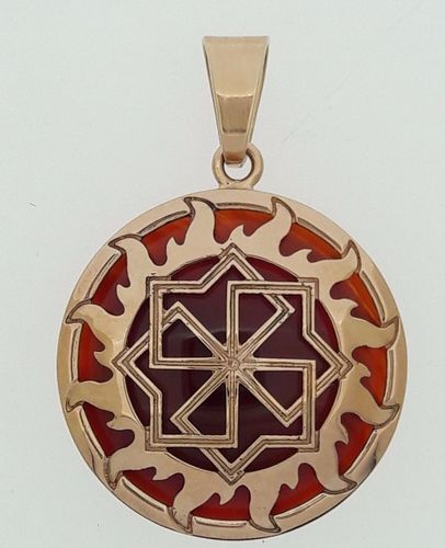 pendant earrings Slovenian sun  precious stone inside 3D print model