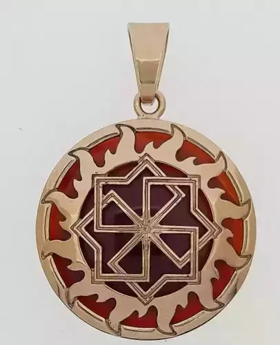 pendant earrings Slovenian sun  precious stone inside