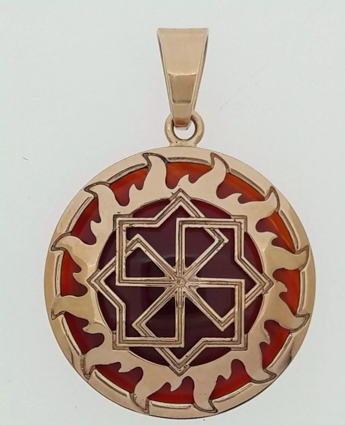pendant earrings Slovenian sun precious stone inside 3D print model