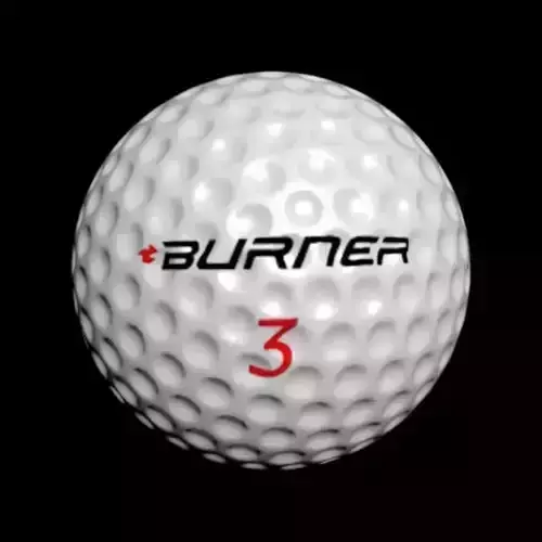 golf ball Low-poly 3D model