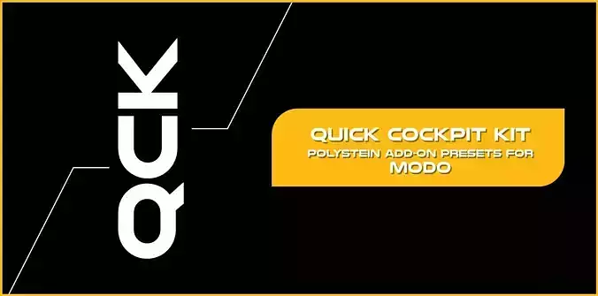 Quick Cockpit Kit Vol 1 - Polystein Add-on Presets for MODO