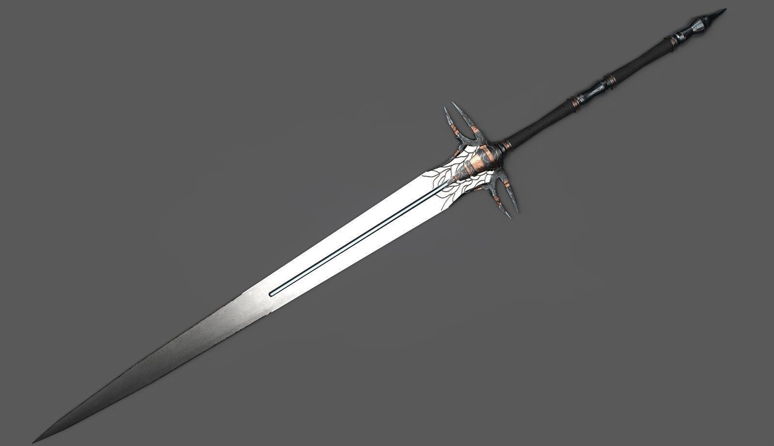 Fantasy Greatsword 3D model_1