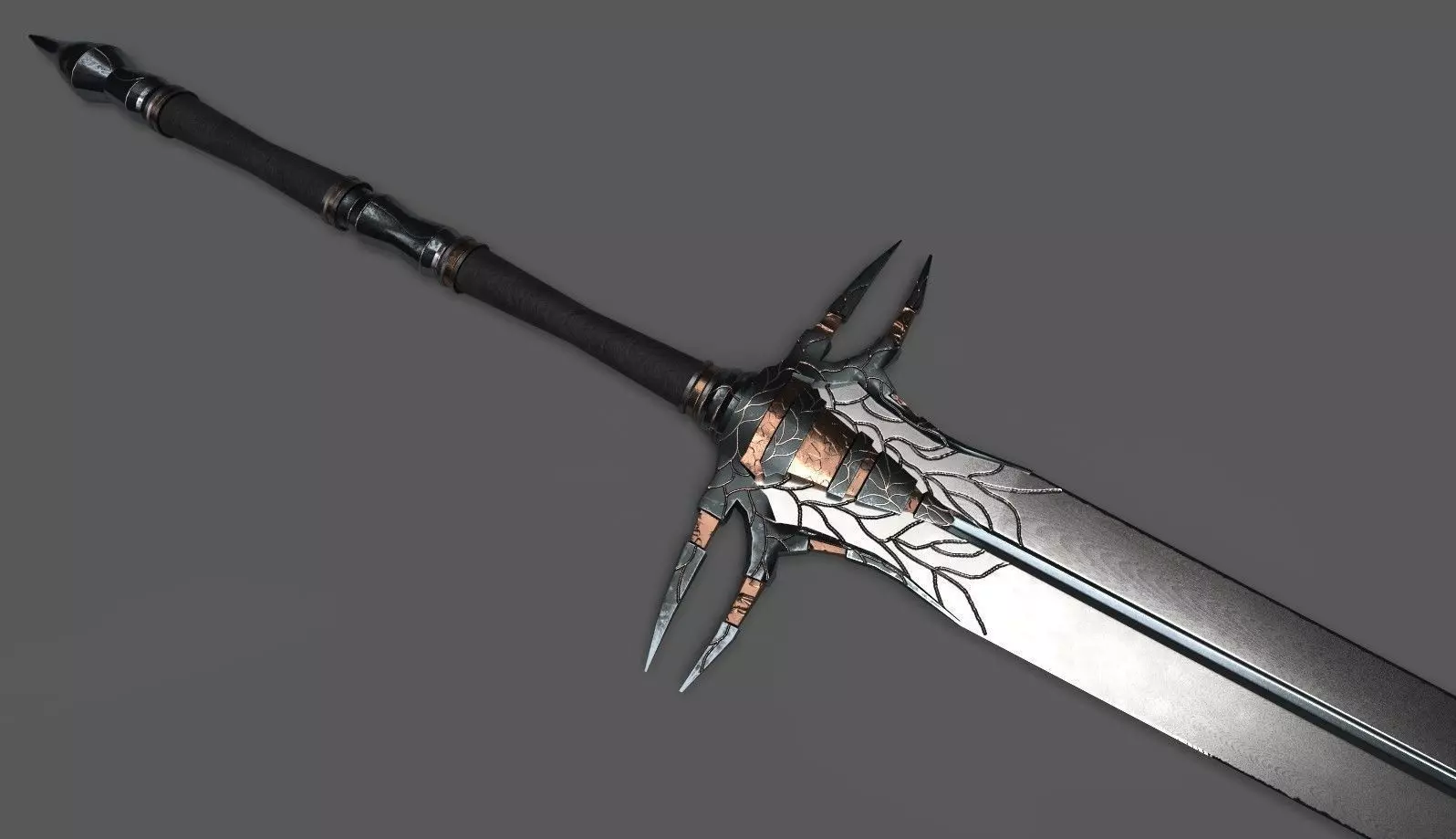 Fantasy Greatsword 3D model_0
