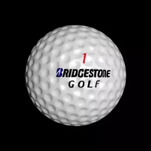 golf ball 2 Low-poly 3D model