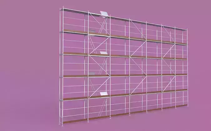 Scaffolding set of 3D model