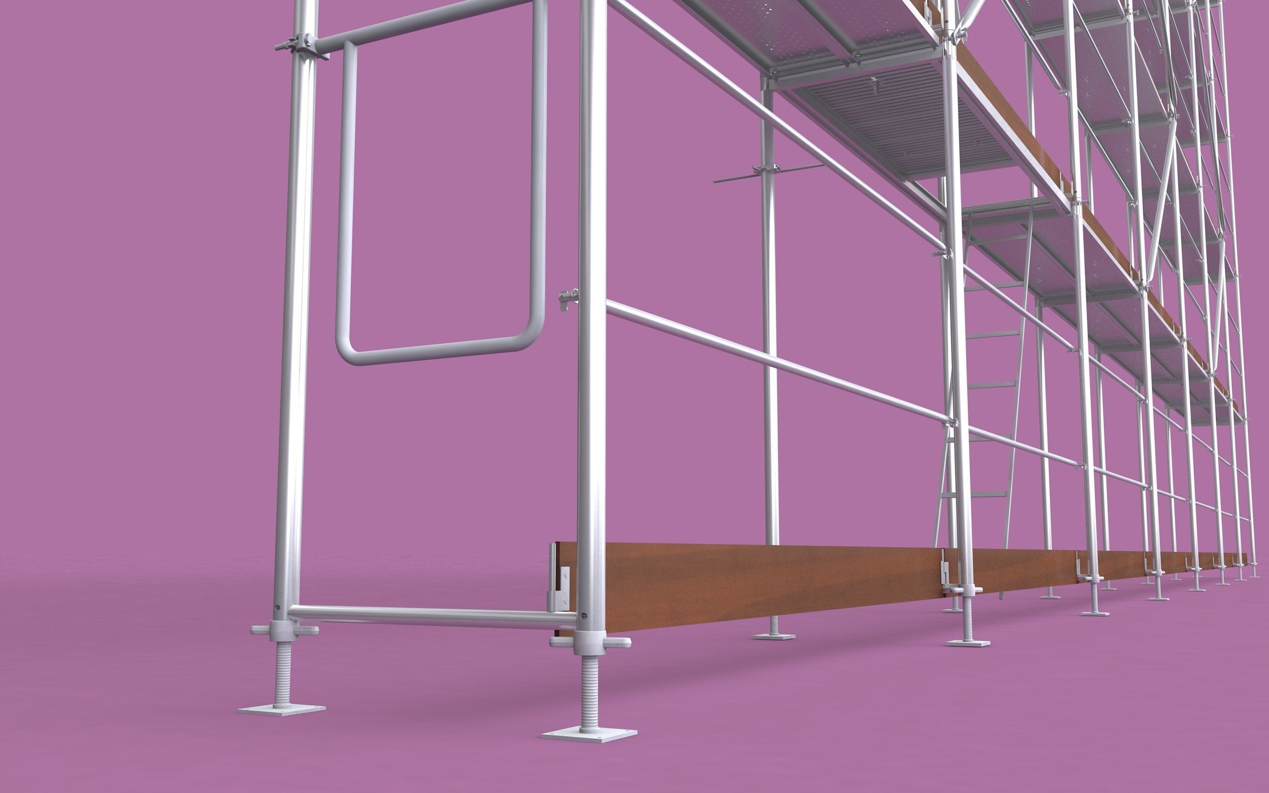 Scaffolding set of 3D model_2
