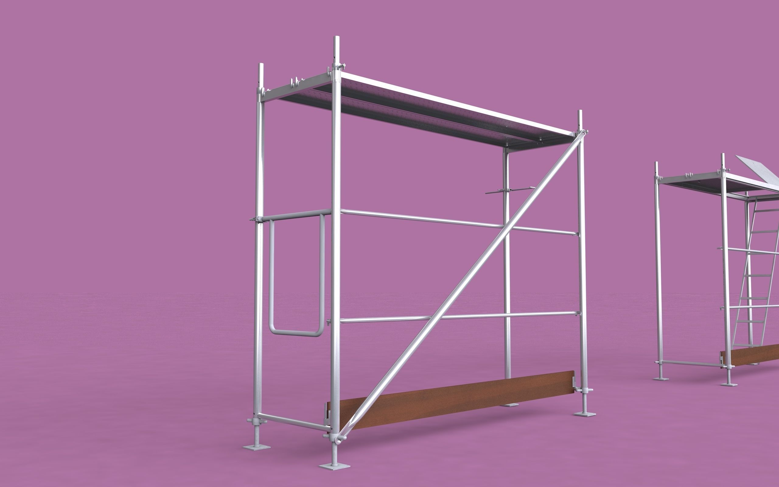 Scaffolding set of 3D model_7