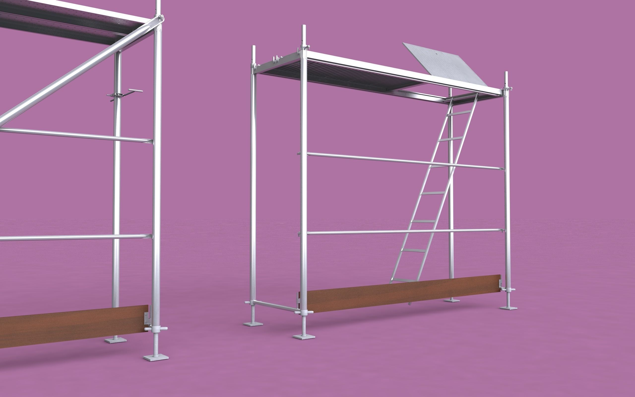 Scaffolding set of 3D model_8