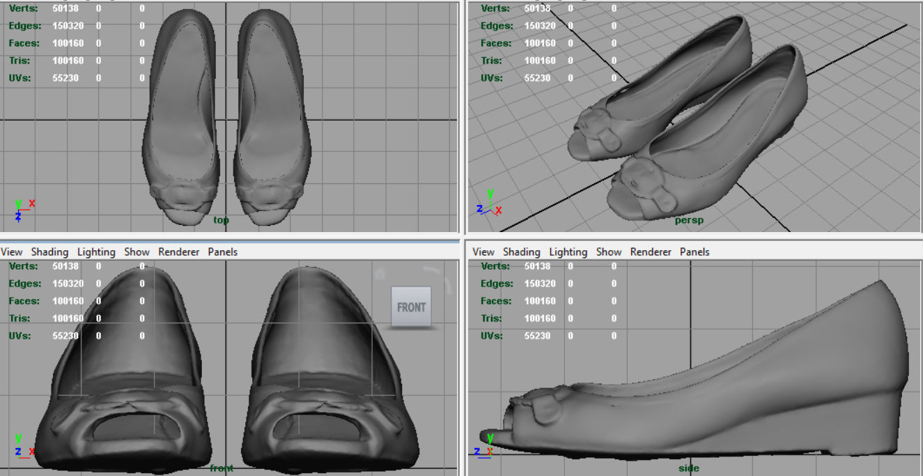 Women Shoes 2 3D model_5