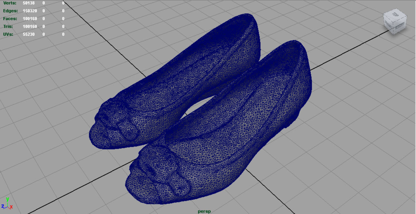 Women Shoes 2 3D model_4
