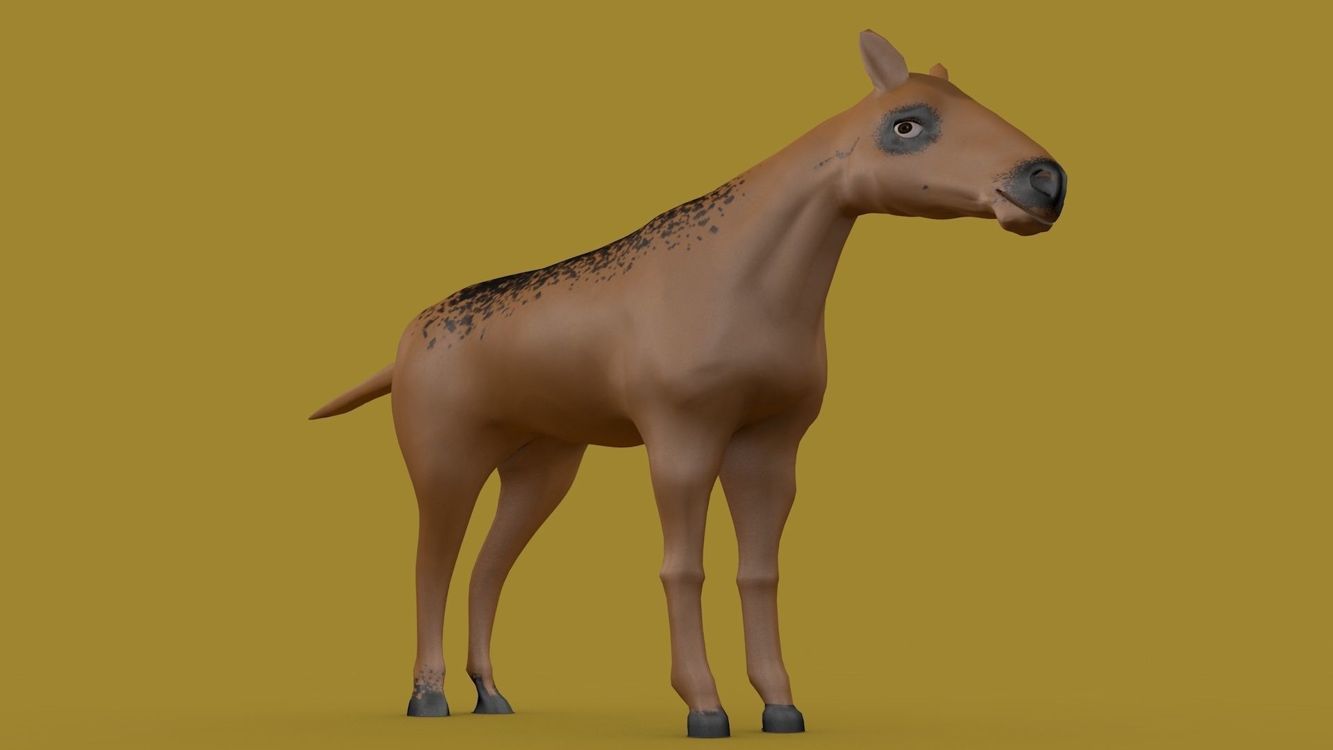Free Horse Model  Free 3D model_7
