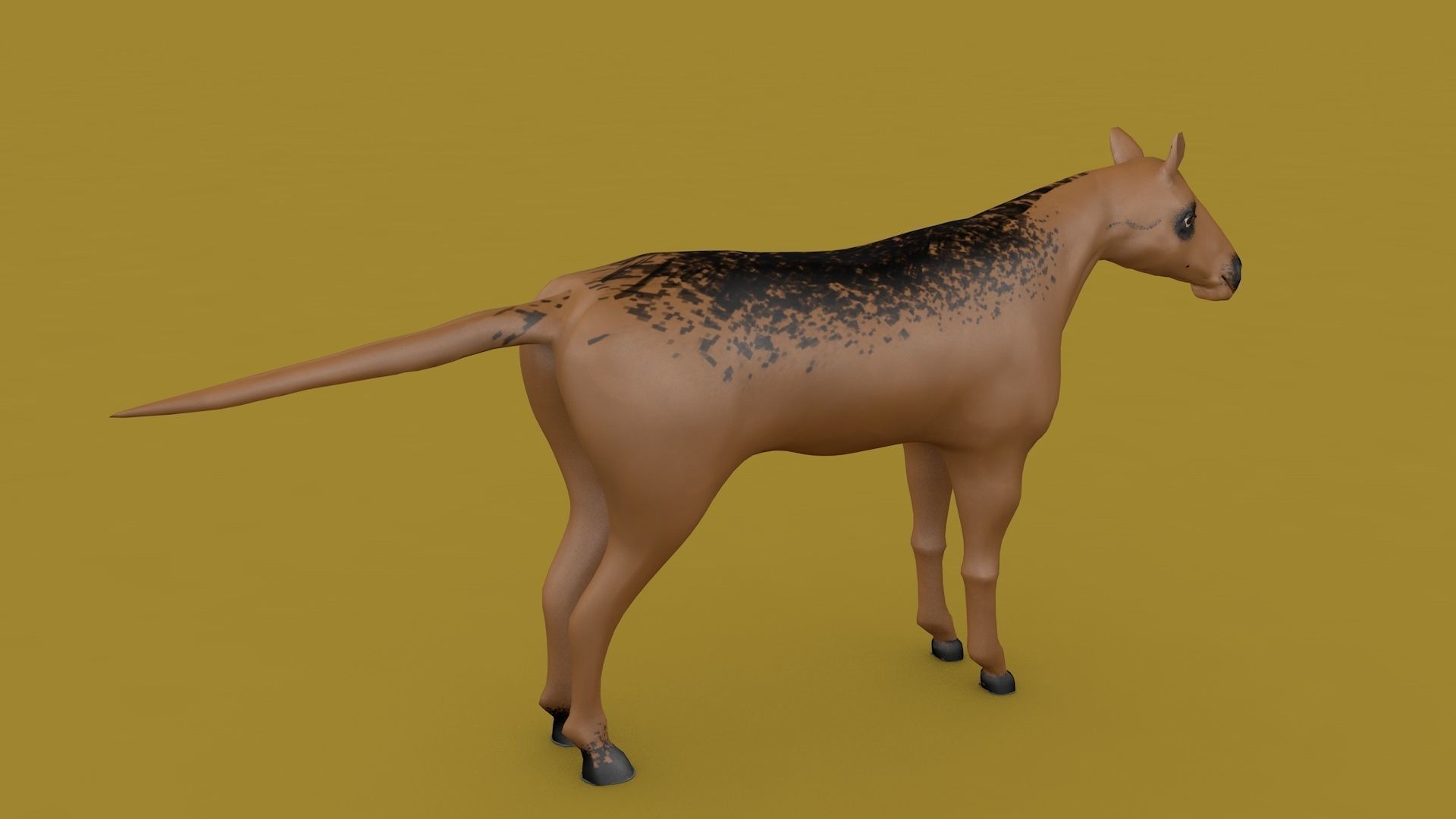 Free Horse Model  Free 3D model_5