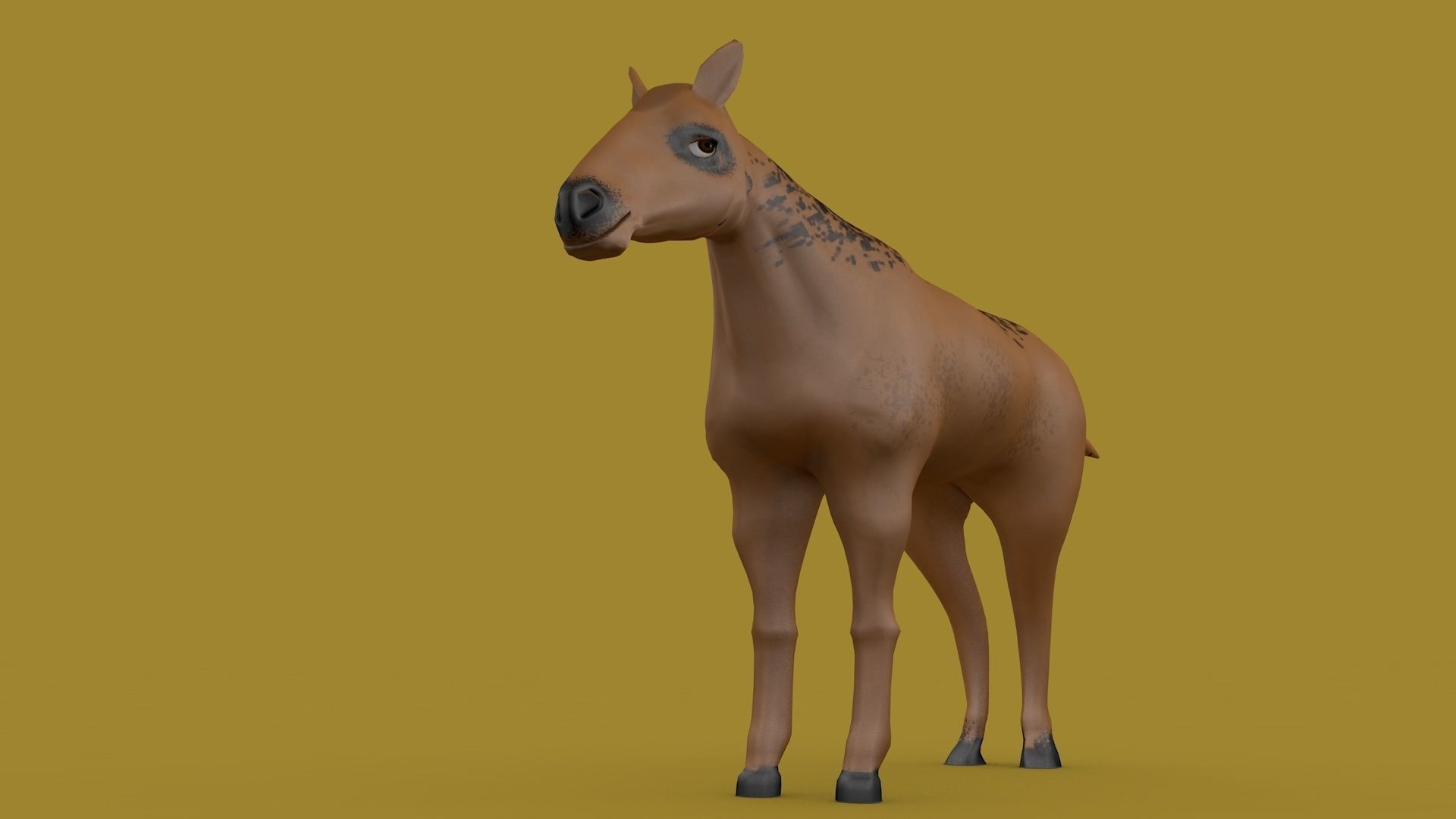 Free Horse Model  Free 3D model_8
