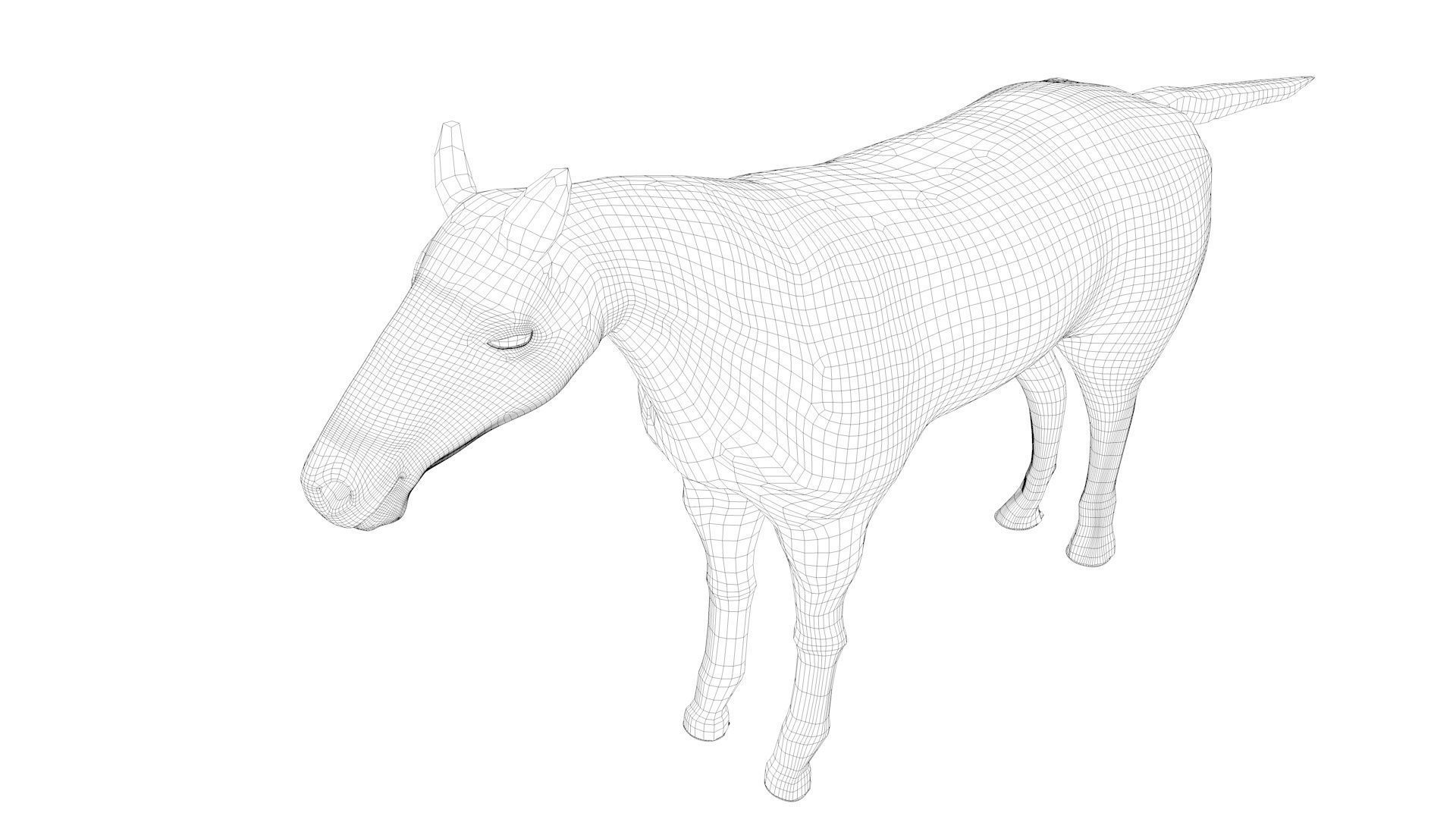 Free Horse Model  Free 3D model_12