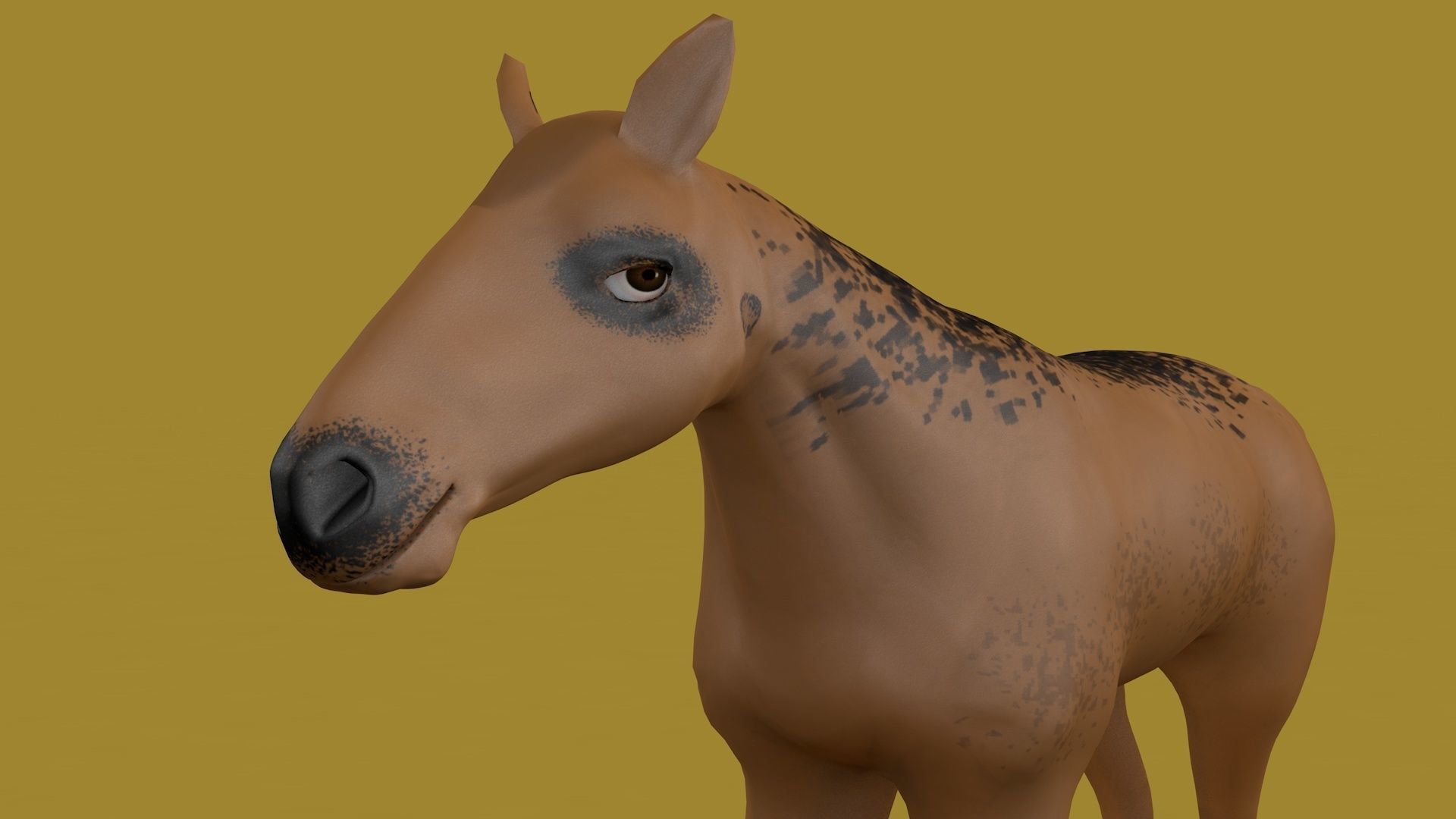Free Horse Model  Free 3D model_9
