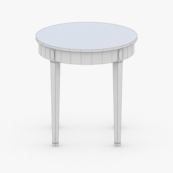 0387 - Coffee Table Low-poly 3D model_2