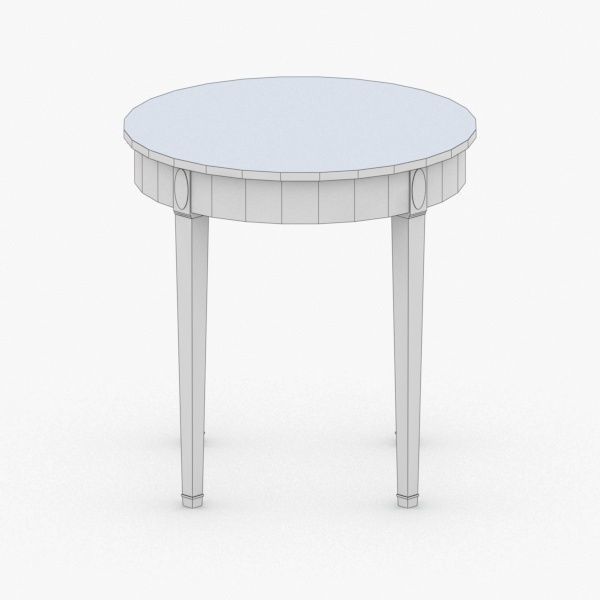 0387 - Coffee Table Low-poly 3D model_3