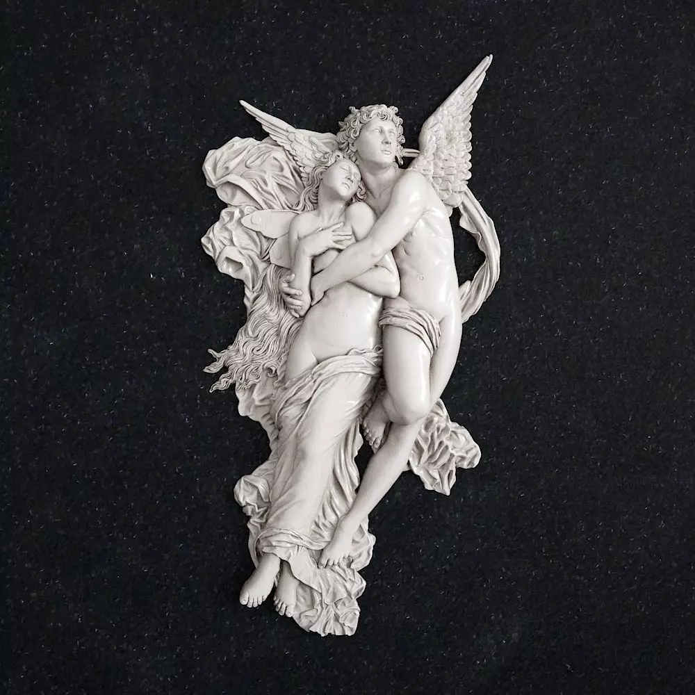 Cupid and psyche 3D print model_0