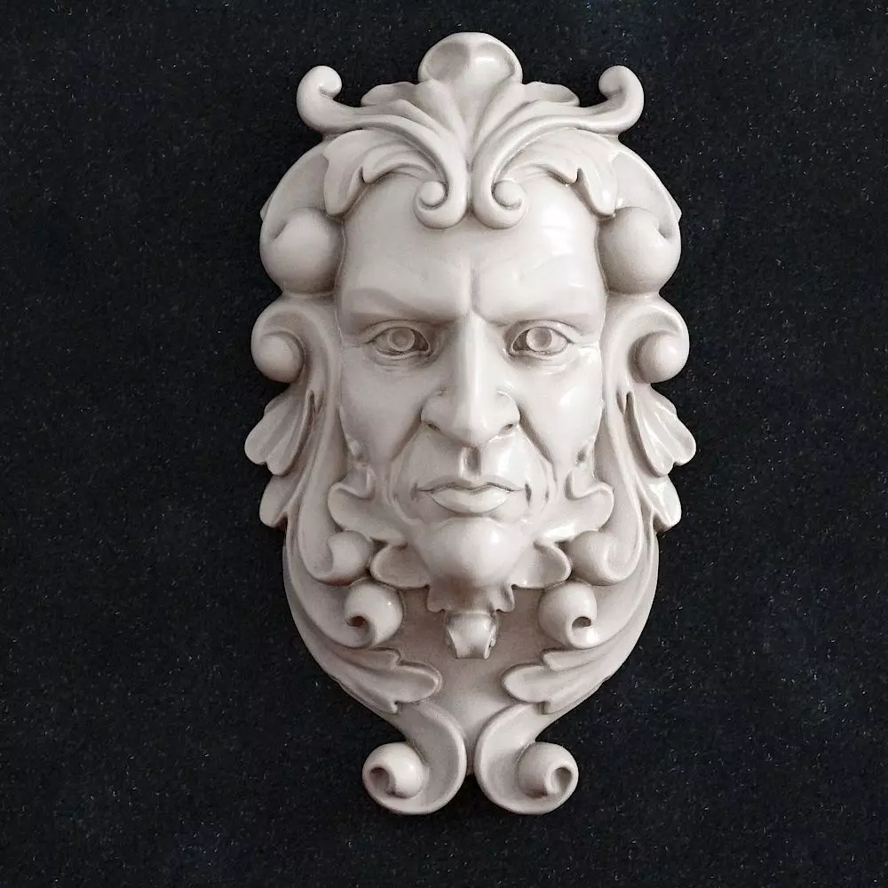 Decor face mask 3D print model