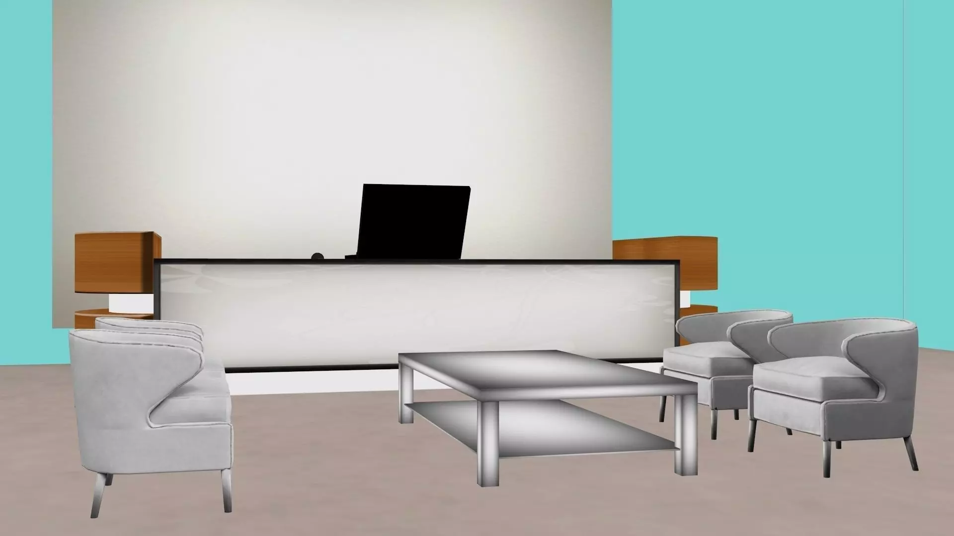 Photo studio 3D model