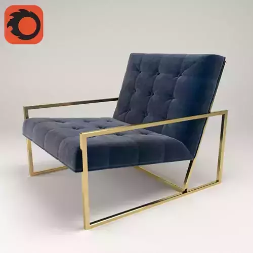  Goldfinger Chair by Jonathan Adler 3D