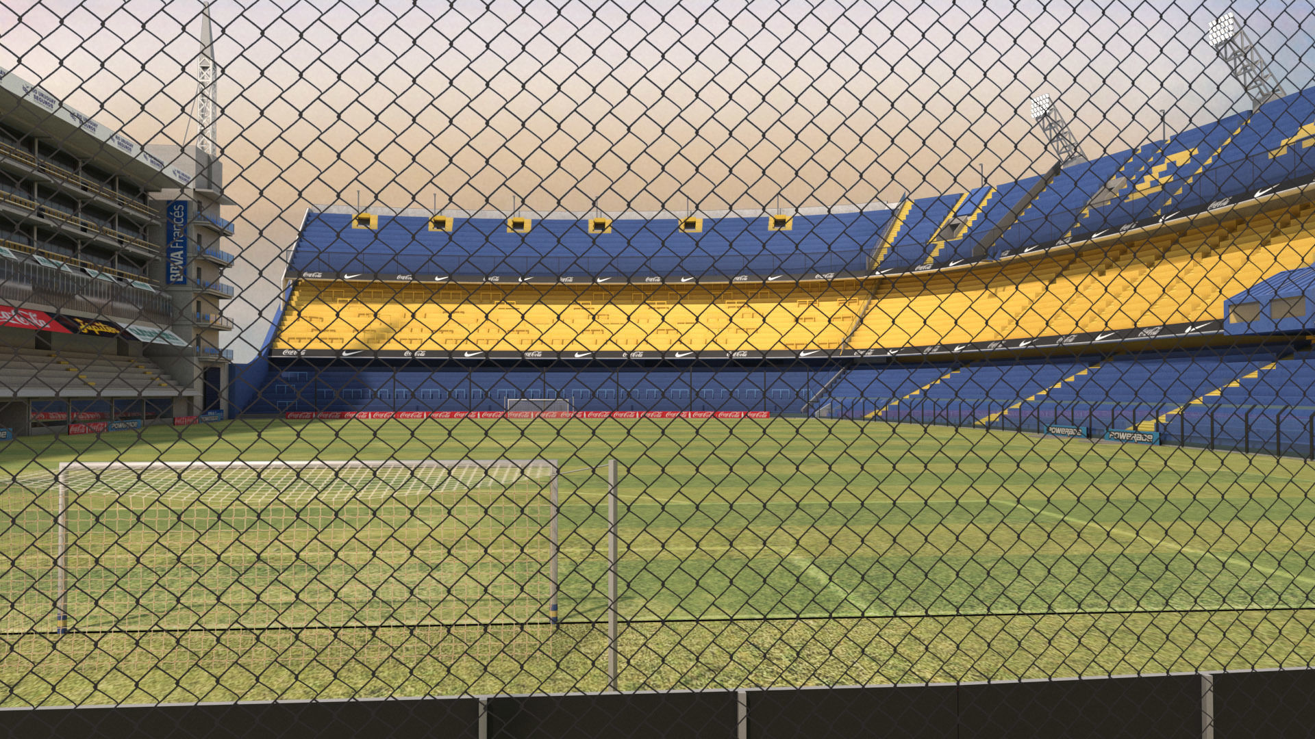 Low-poly Boca Juniors Stadium  Low-poly 3D model_14