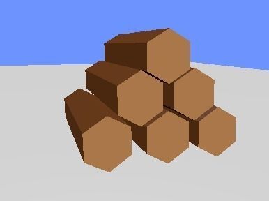 low poly forest christmas tree in snow 3D print model_6