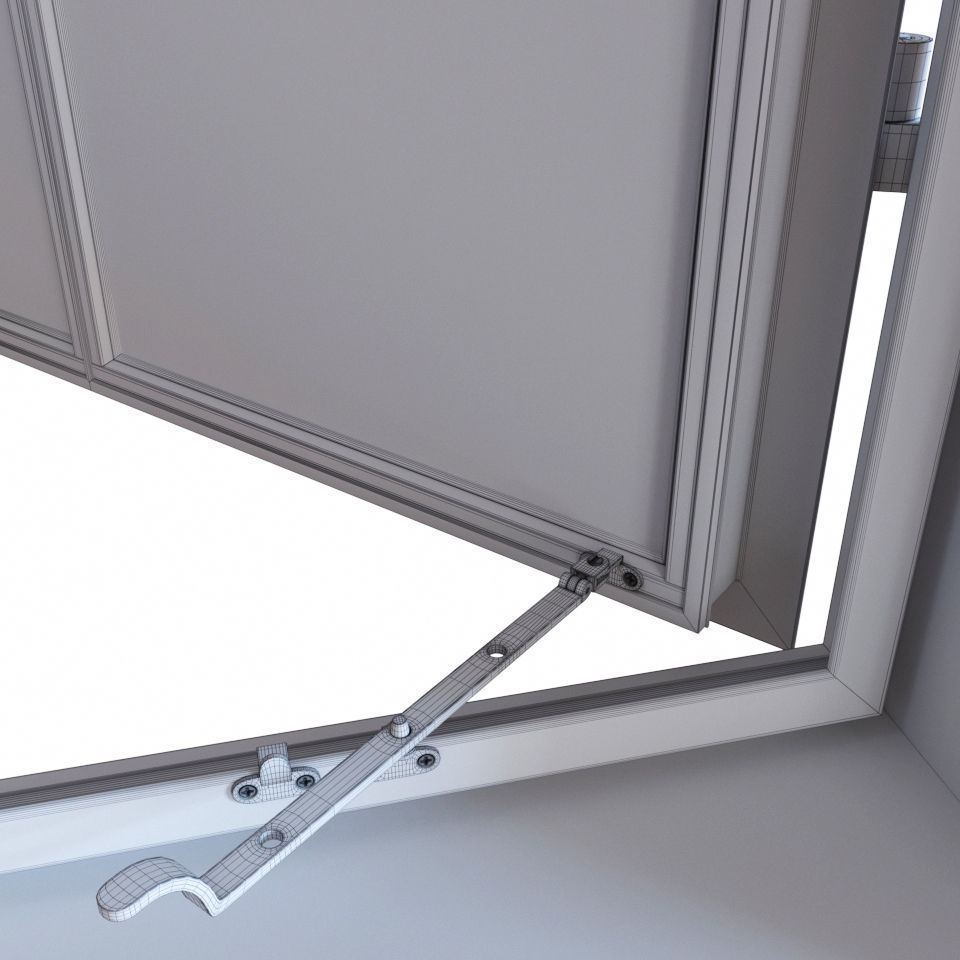 Steel windows 3D model_13