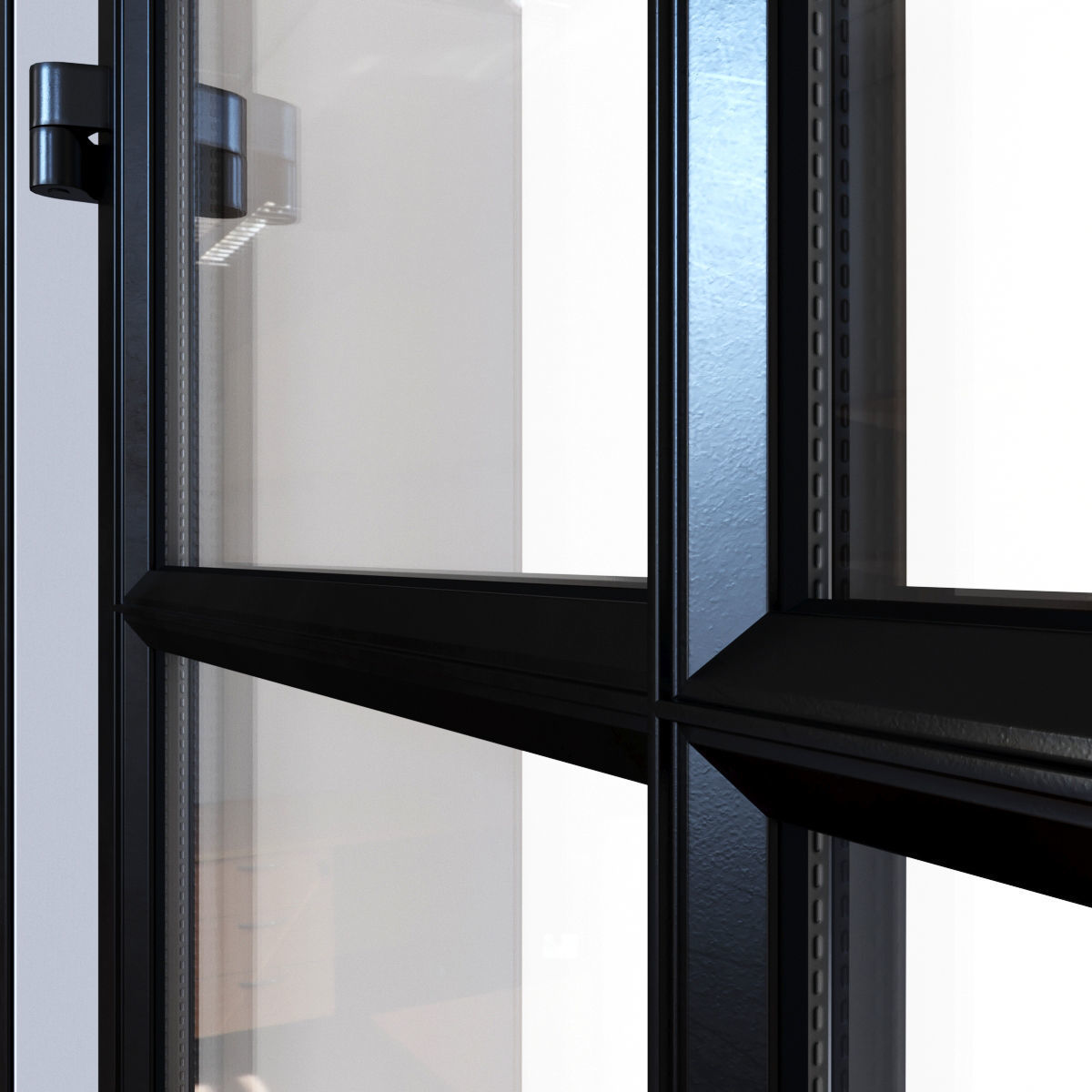 Steel windows 3D model_6