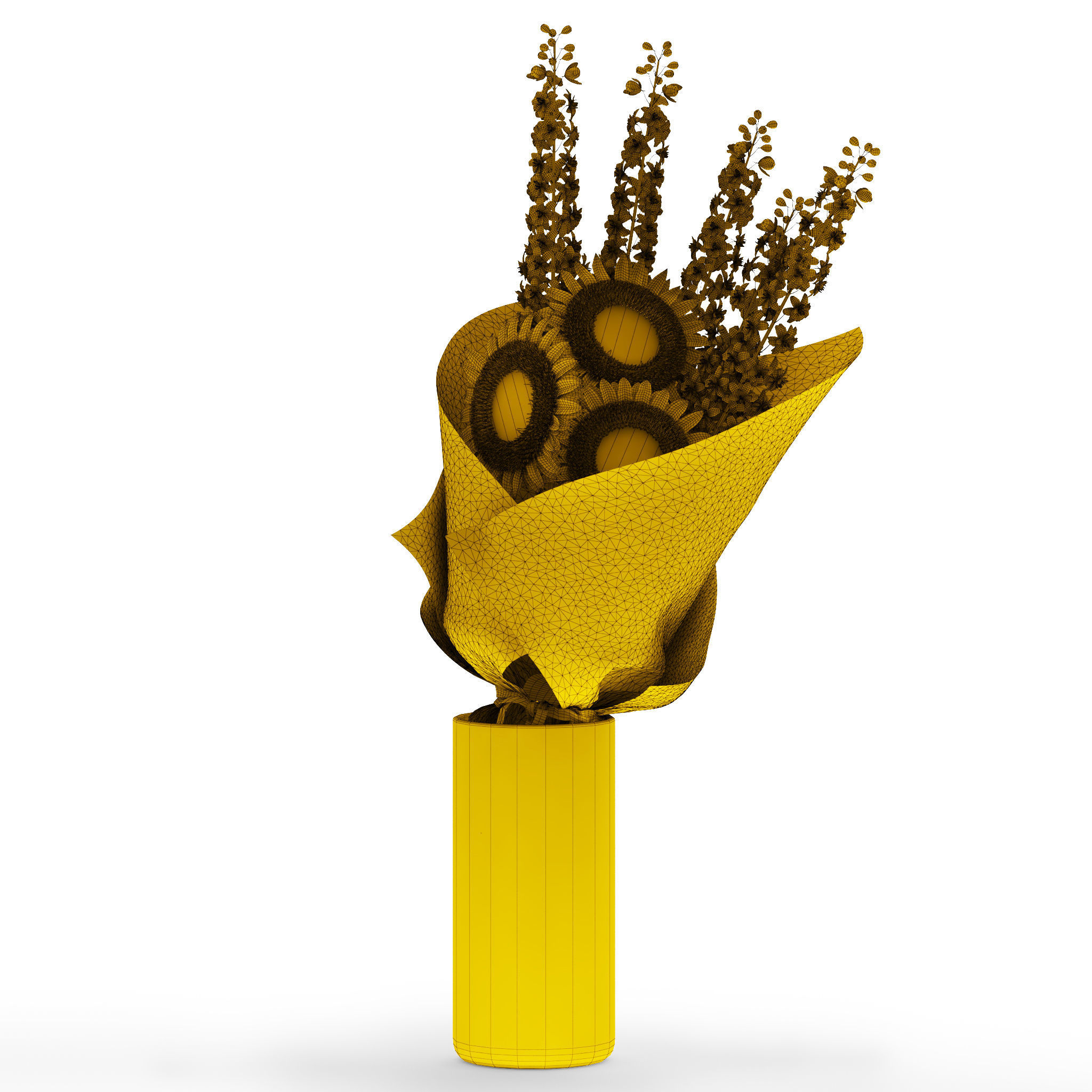 Scandinavian bouquets collection 3D model_24