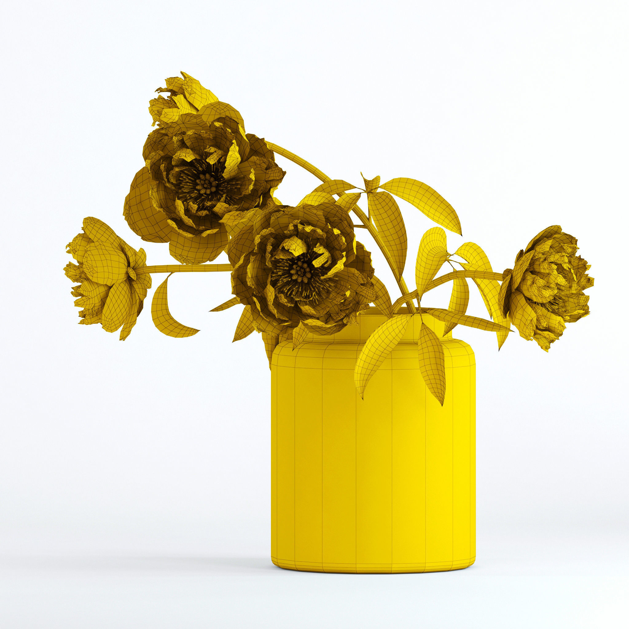 Scandinavian bouquets collection 3D model_18