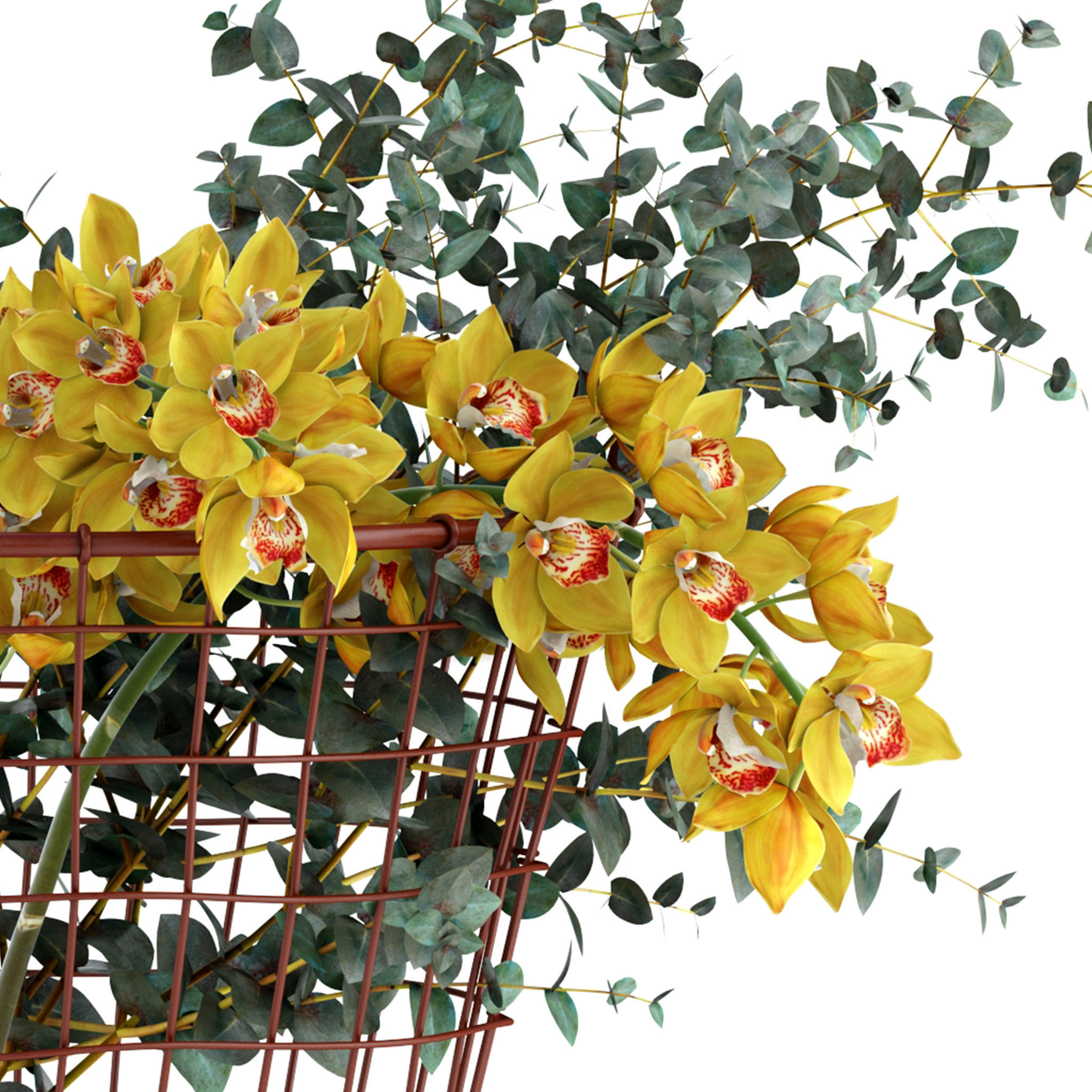 Scandinavian bouquets collection 3D model_26