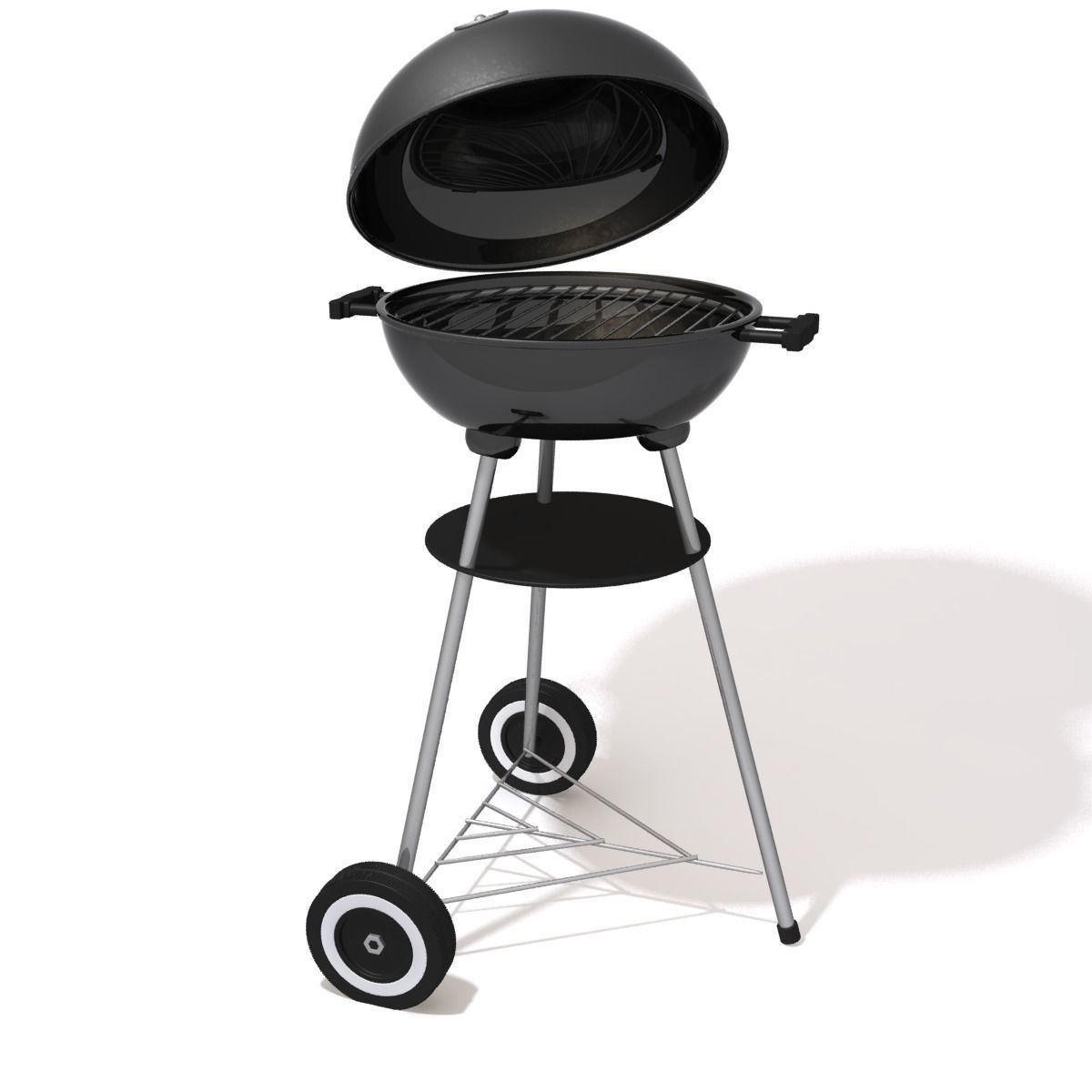 Barbecue Charcoal Grill  3D model_1