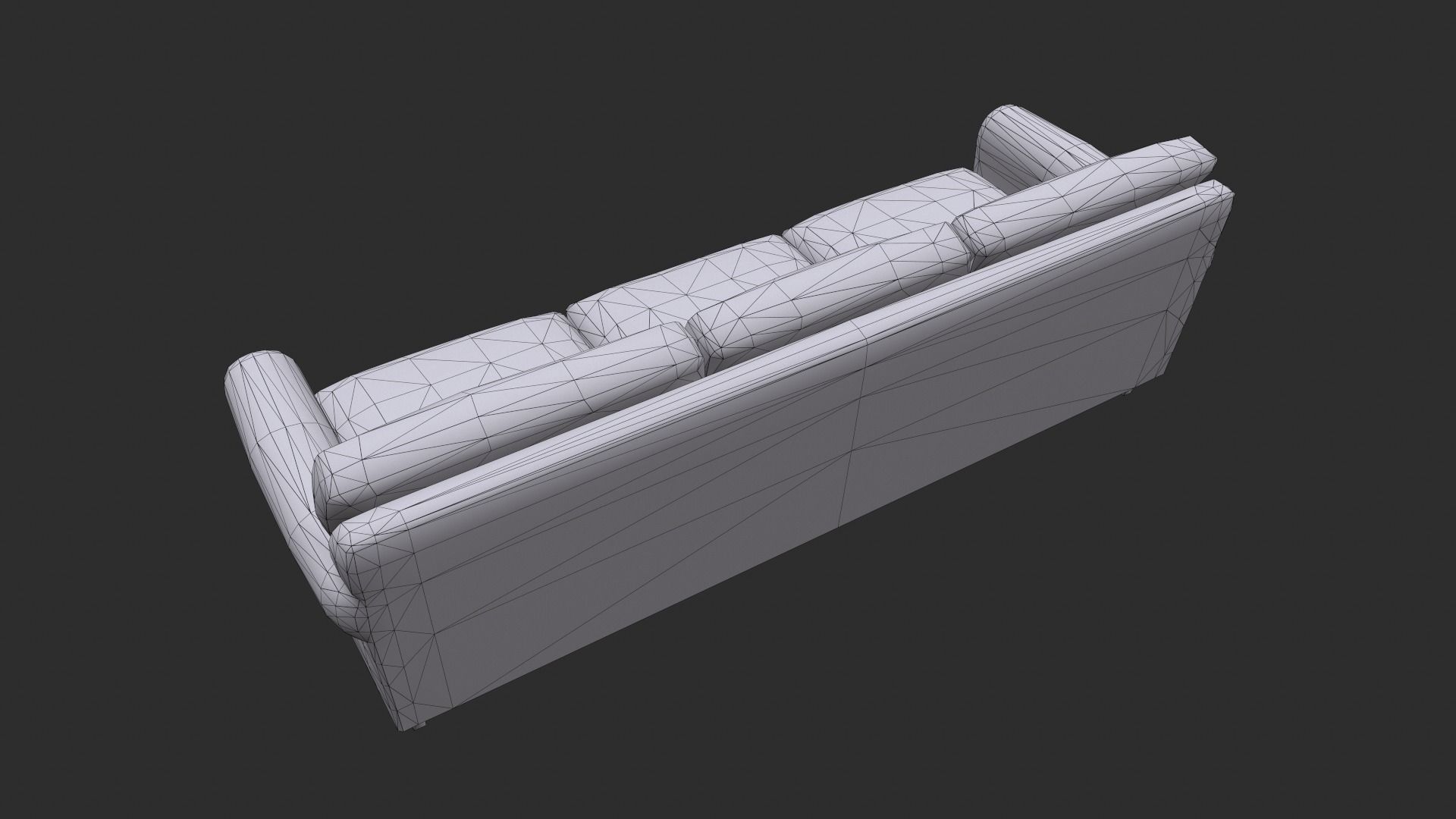 Leather Sofas and Armchair PBR Game Ready Low-poly 3D model_18