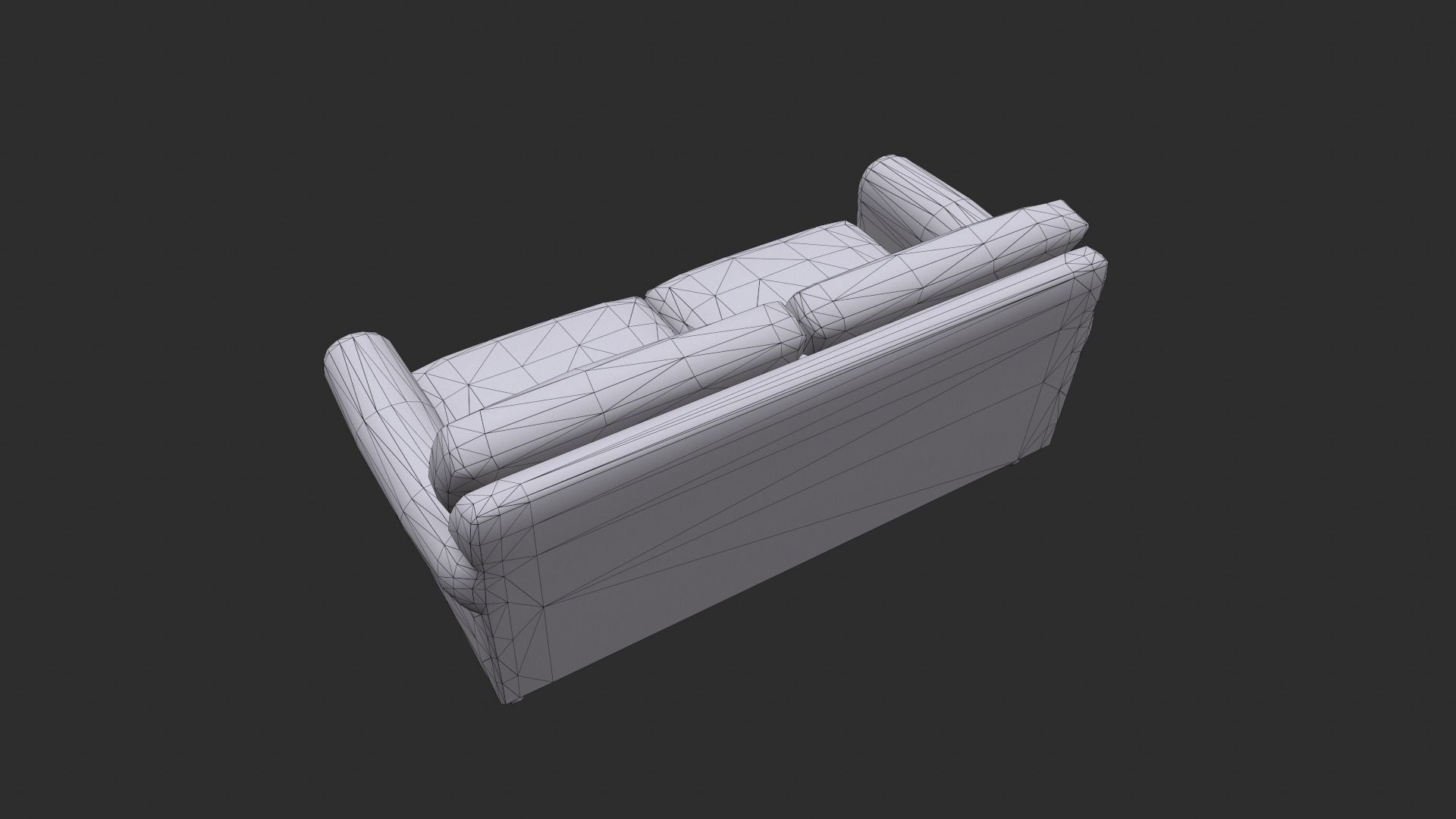 Leather Sofas and Armchair PBR Game Ready Low-poly 3D model_21