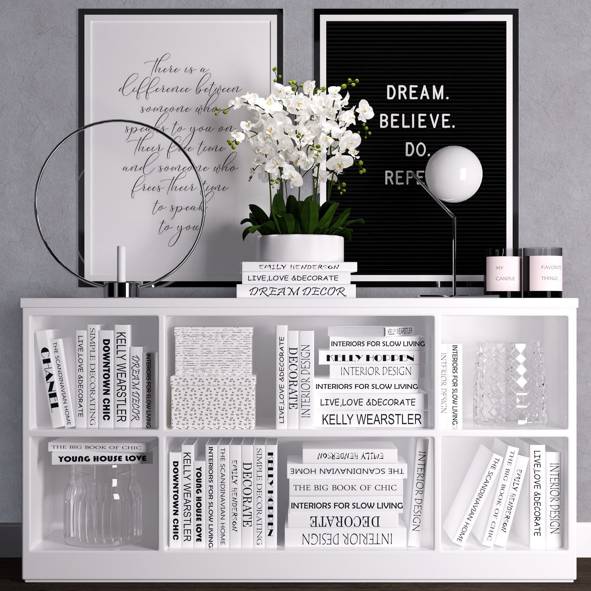 Decoration set 12 3D model_0