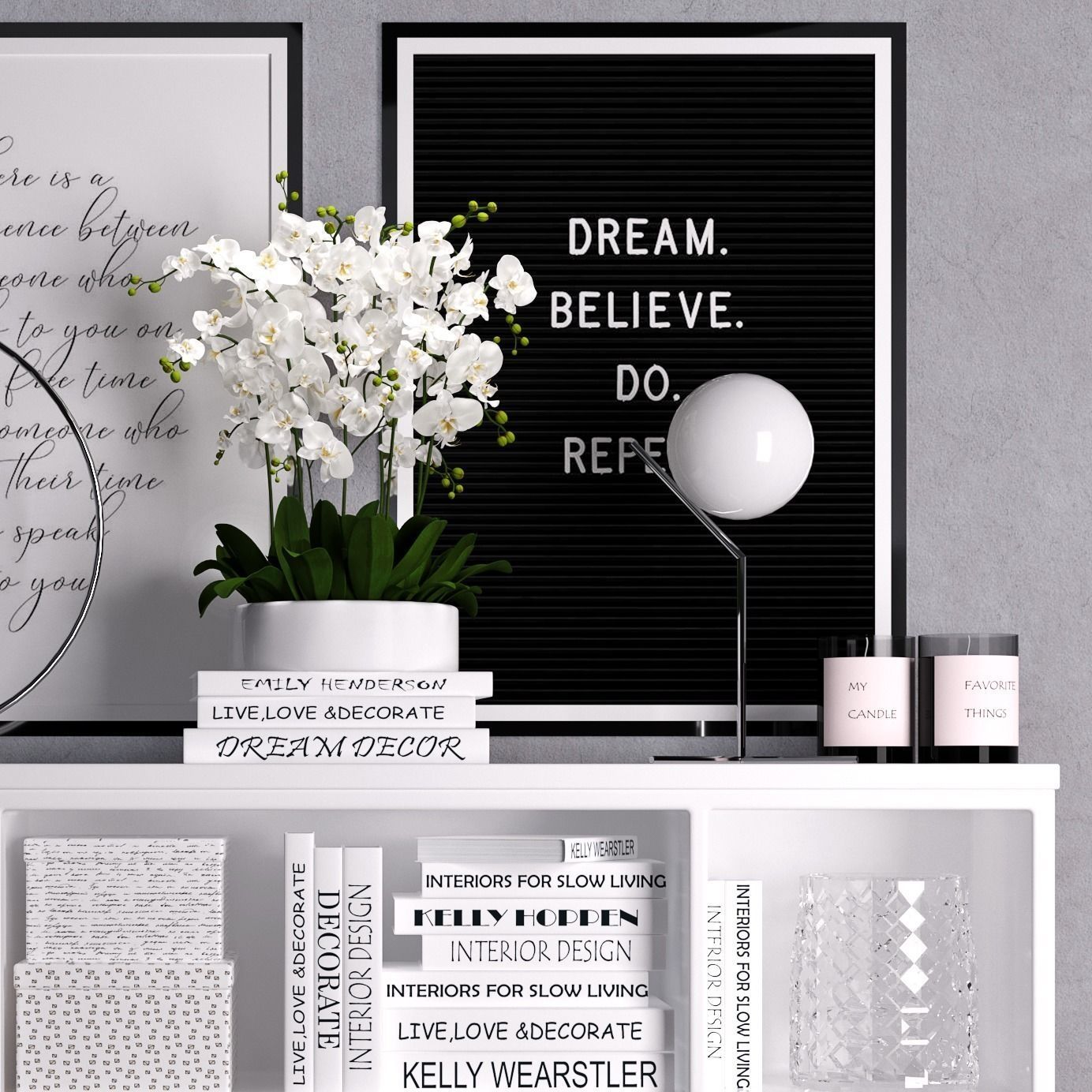 Decoration set 12 3D model_4