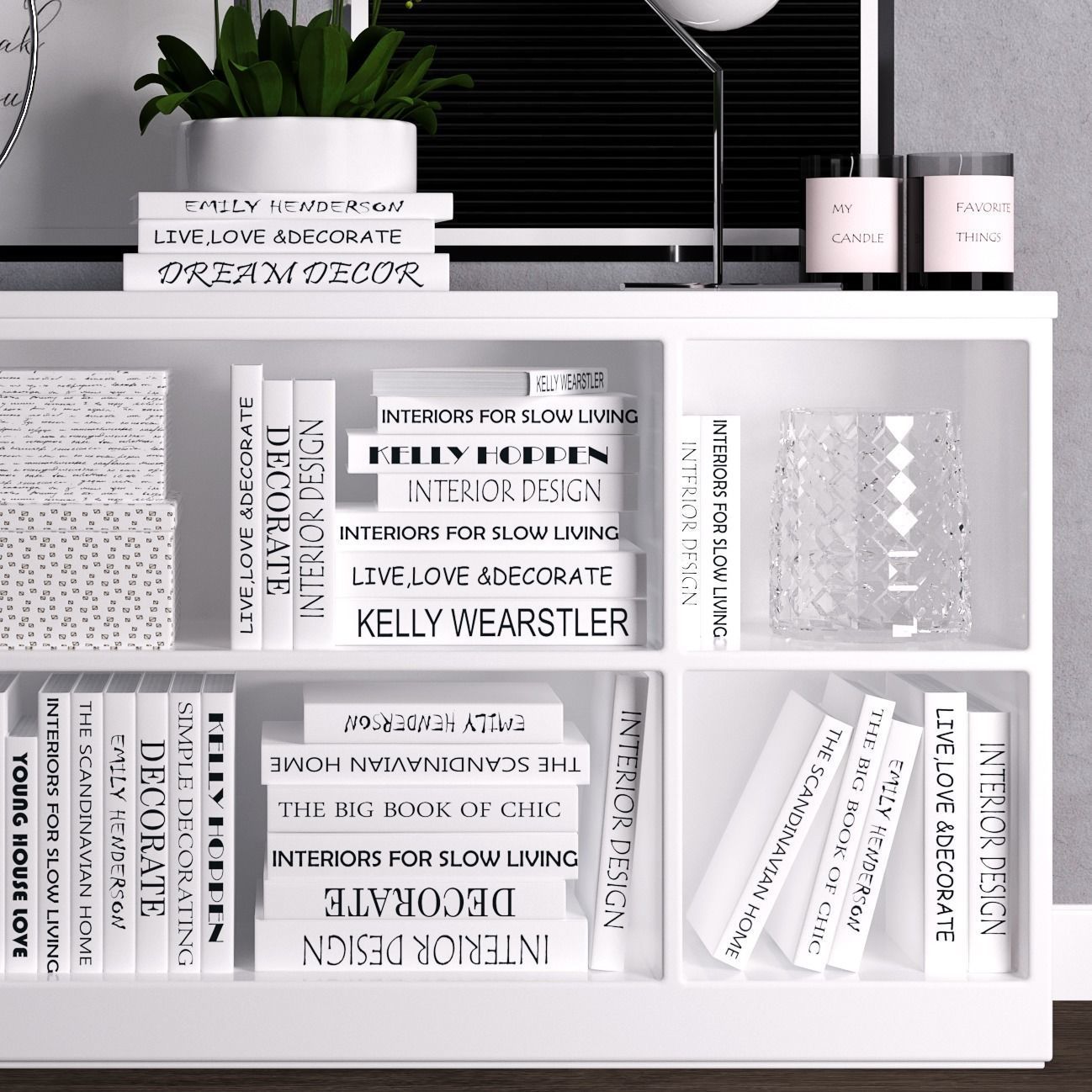 Decoration set 12 3D model_1