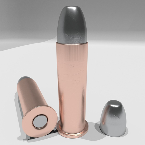 38 Special Bullet Low-poly 3D model