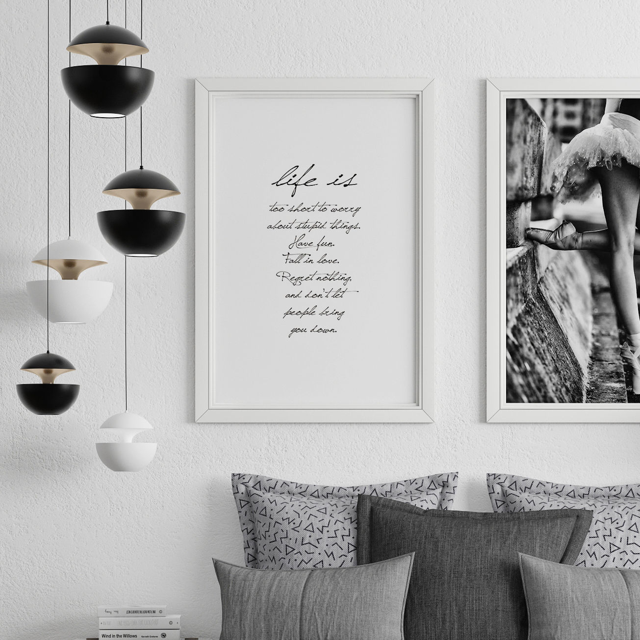 Bedroom set 3 decor 3D model_3