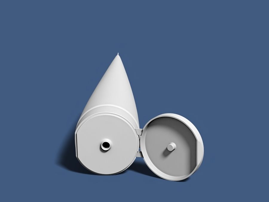 Cosmetic tube 03 3D model_17