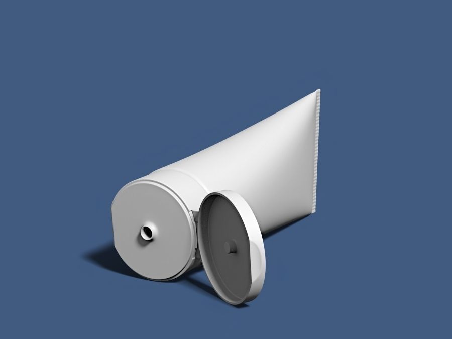 Cosmetic tube 03 3D model_18