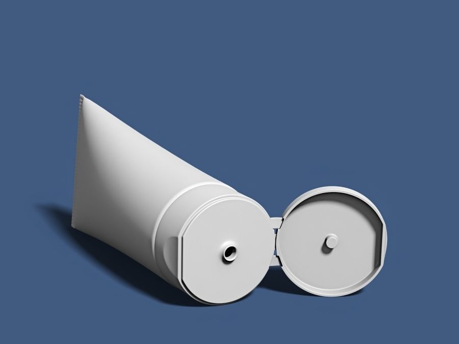 Cosmetic tube 03 3D model_16
