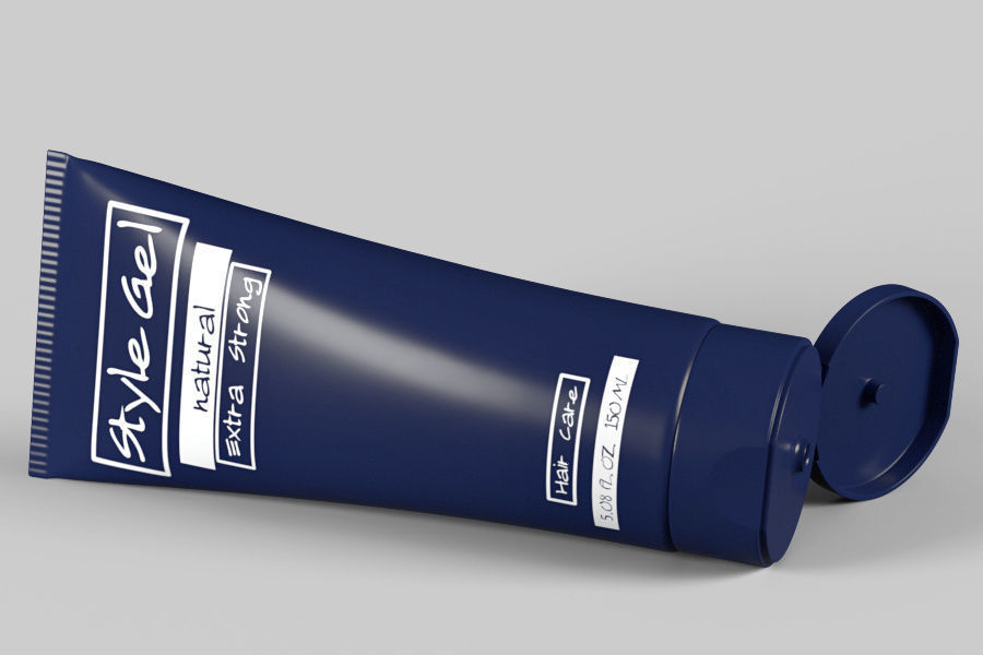 Cosmetic tube 03 3D model_7
