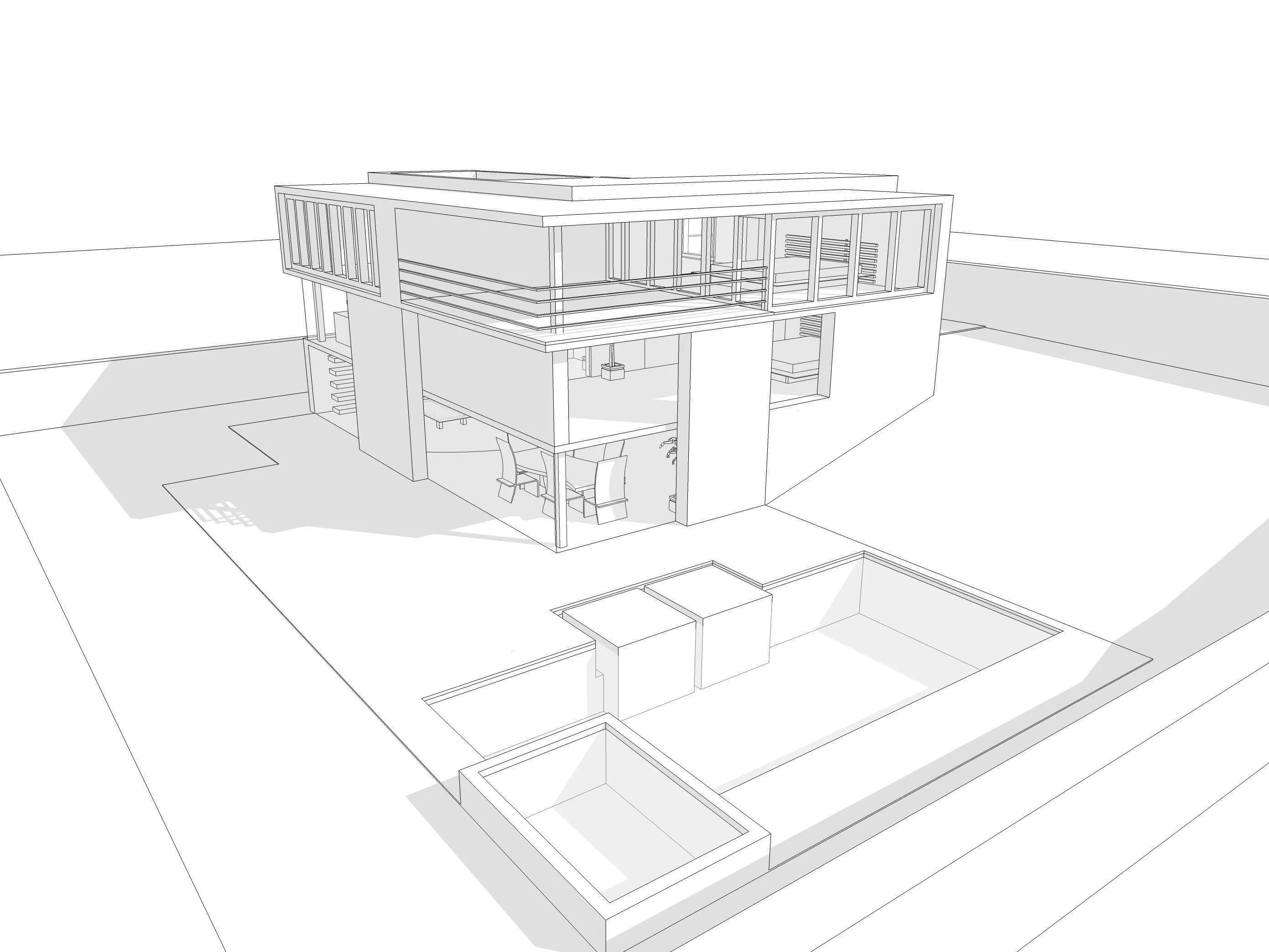 Modern House Free 3D model