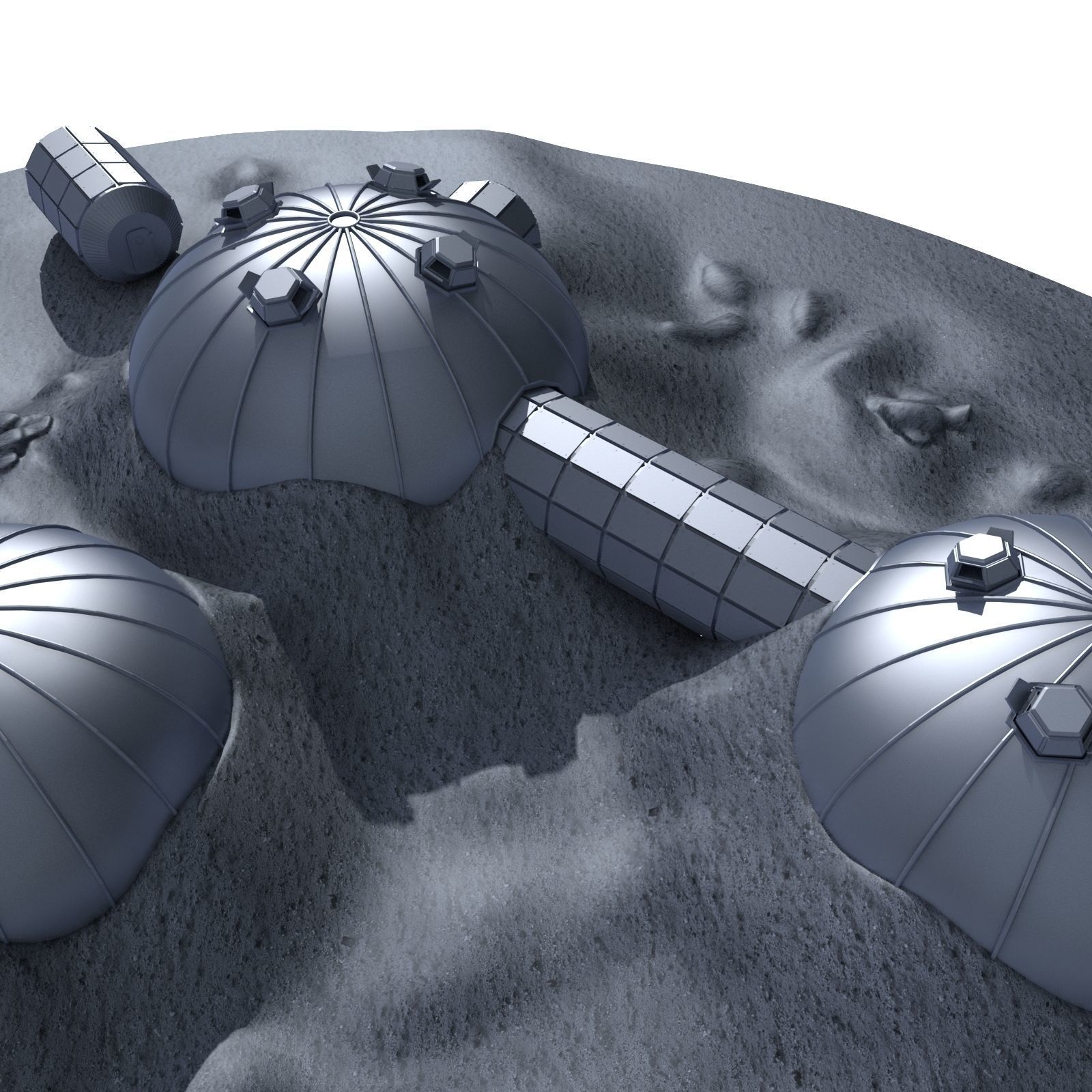 ESA Moon Village 2 3D model_14