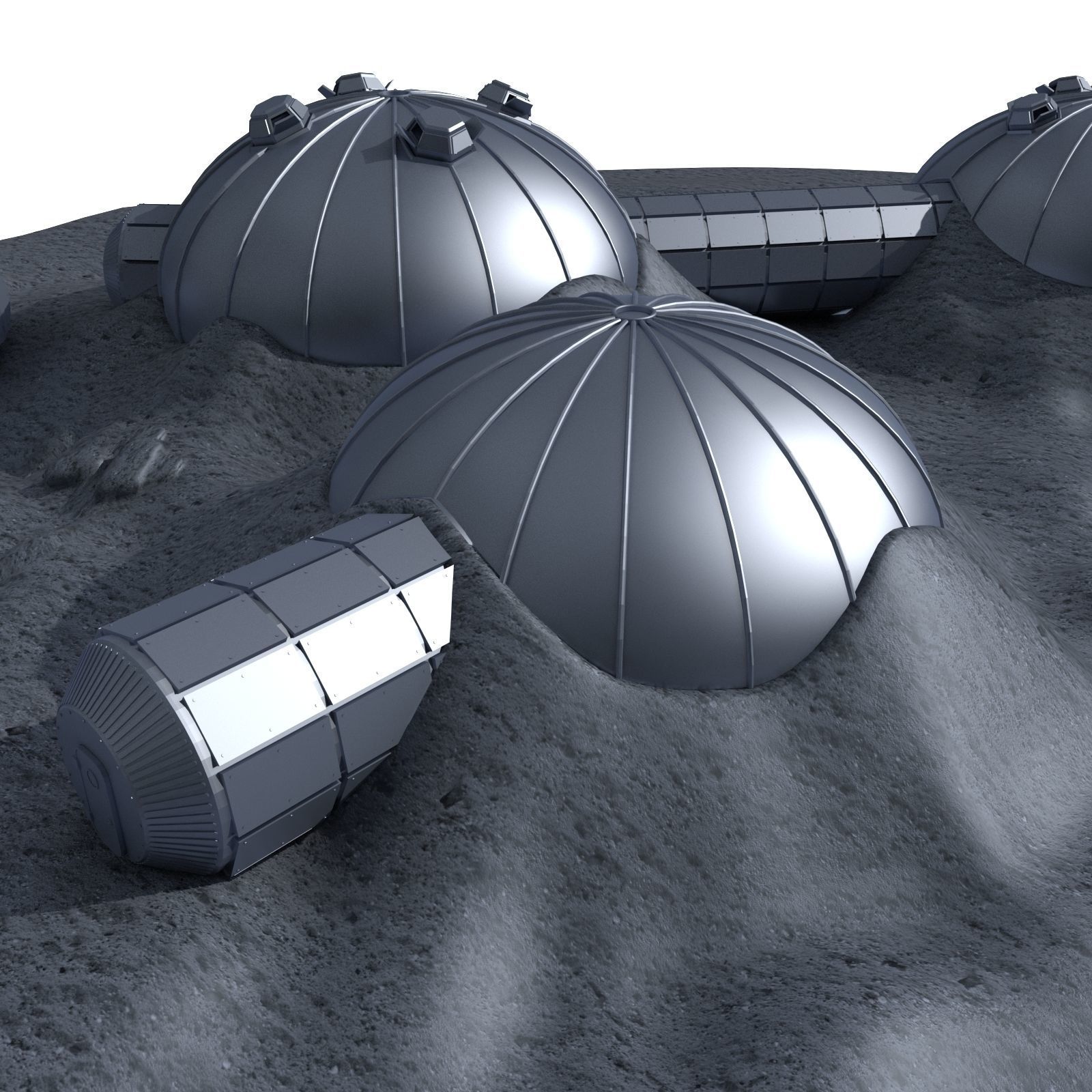 ESA Moon Village 2 3D model_29