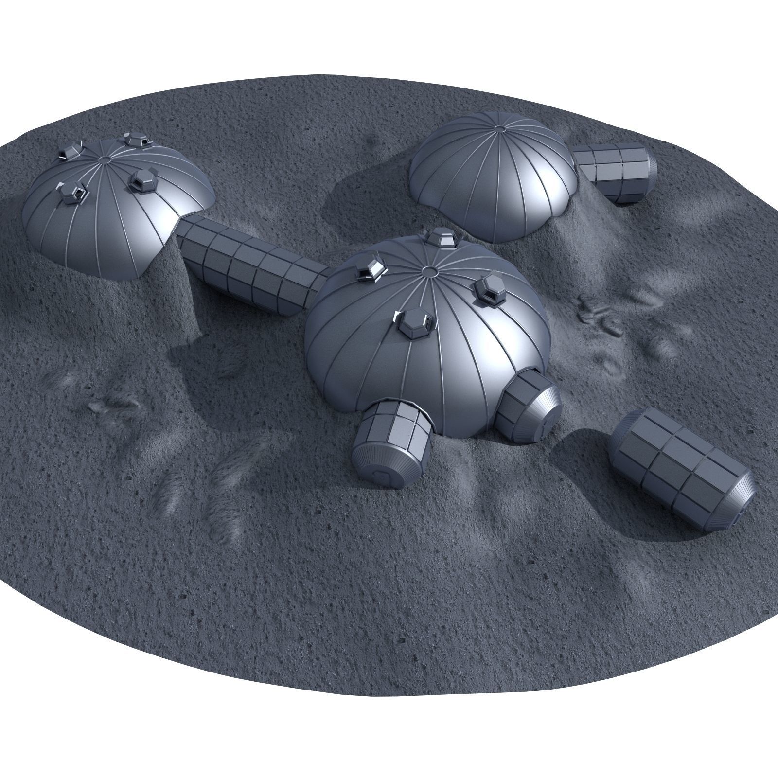ESA Moon Village 2 3D model_3