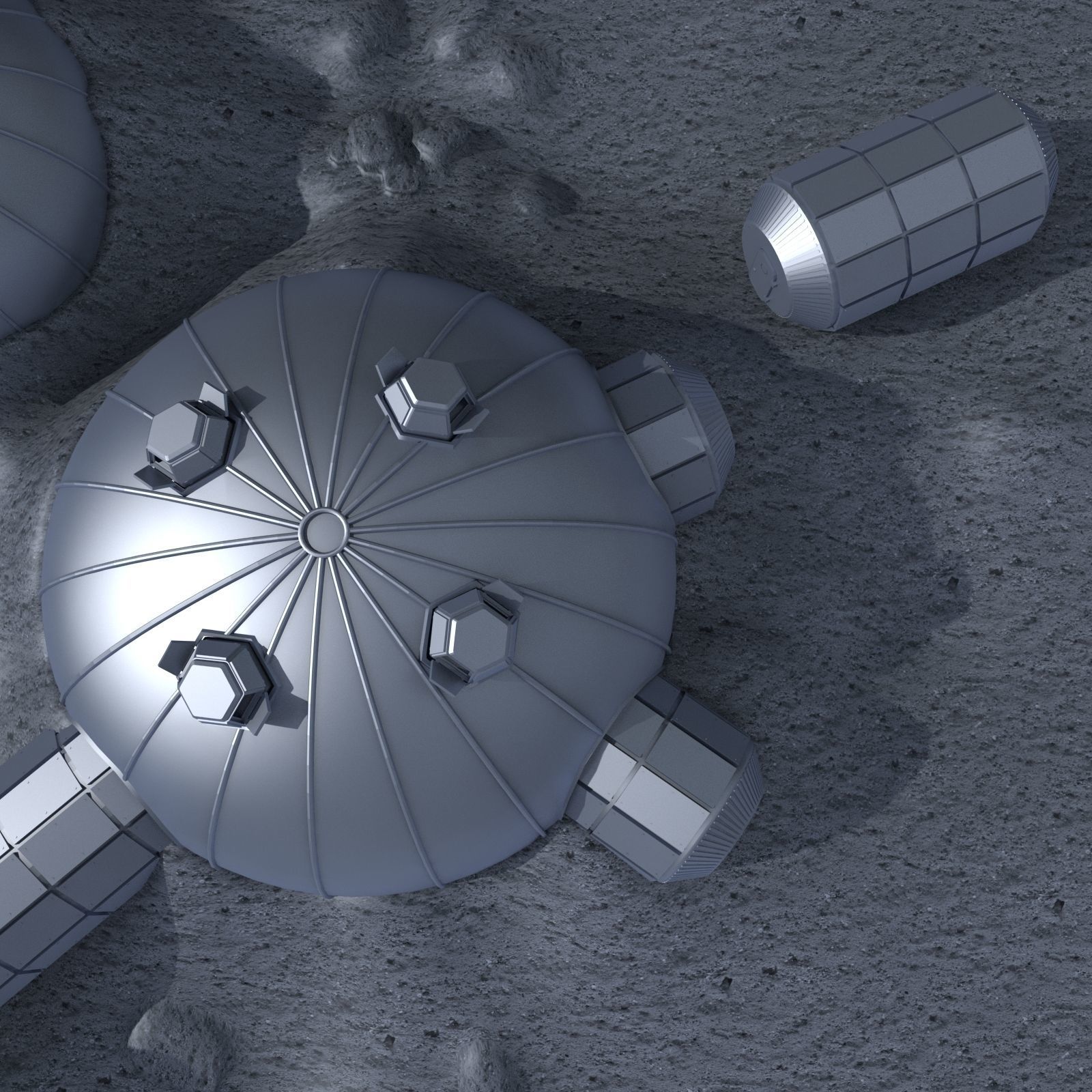 ESA Moon Village 2 3D model_17