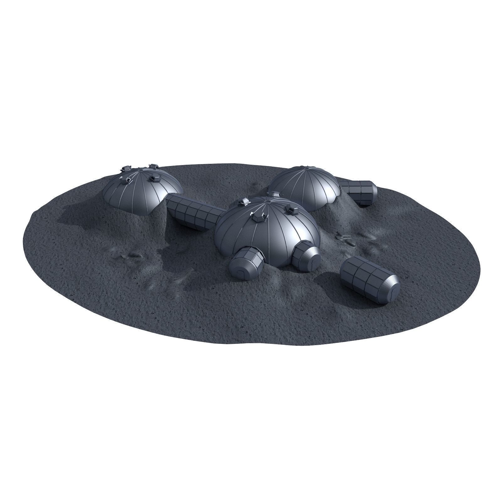ESA Moon Village 2 3D model_1